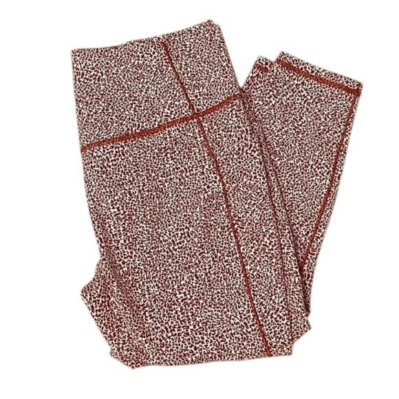 Athleta Salutation Stash Pocket II Textured Leggings Orange 7/8 Women’s Size XL - Picture 10 of 10